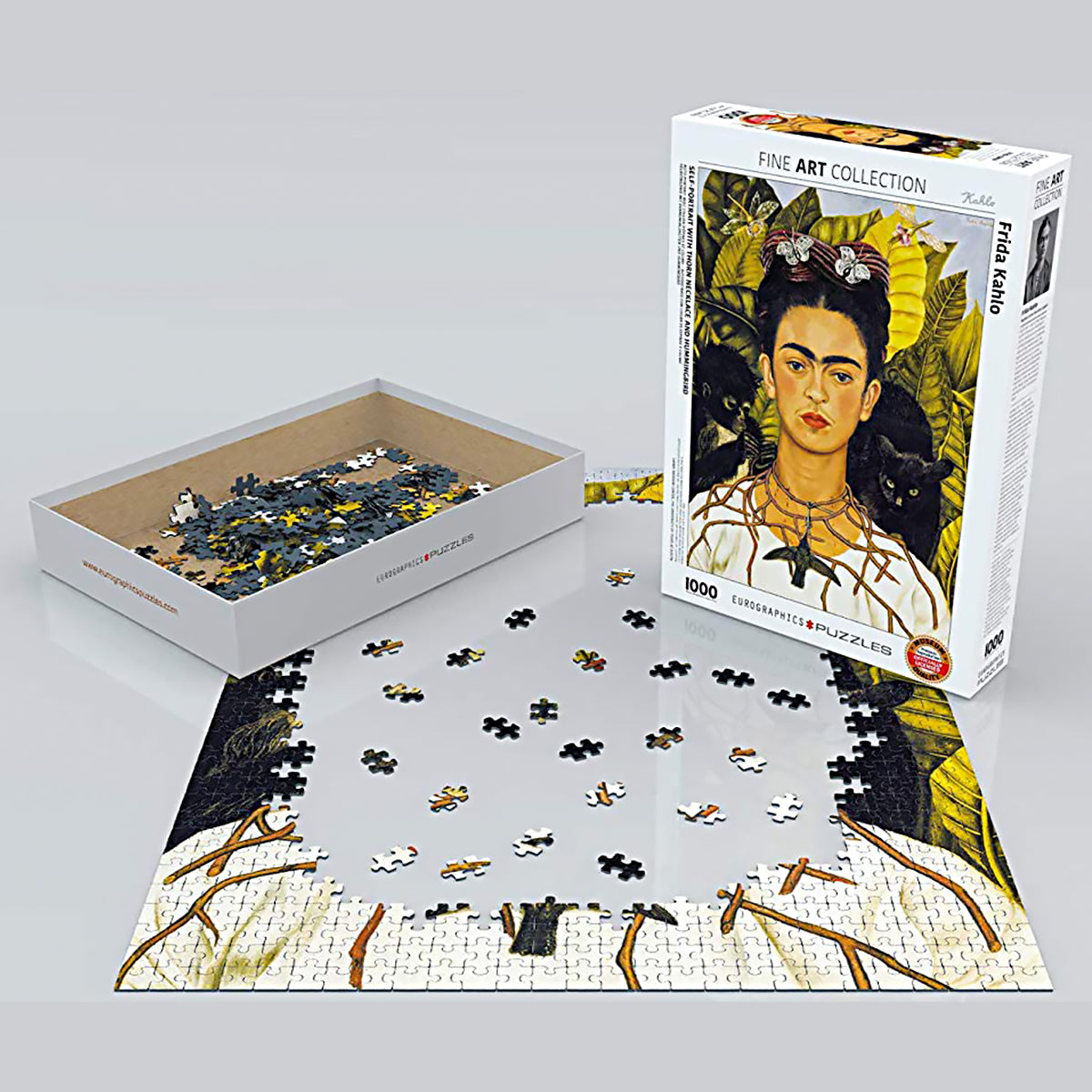 1000-piece Frida Kahlo Self-Portrait with Thorn Necklace and ...